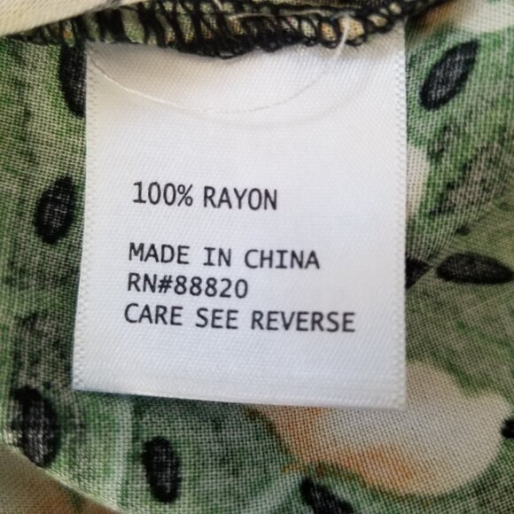 Anne Carson tropical tunic M - Picture 6 of 8